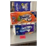 PAPER TOWELS, TOILET PAPER & KLEENEX