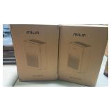 2 MILIN AIR PURIFIERS IN BOXES