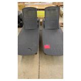 2 KETER GRENADA SUN LOUNGER CHAIRS