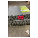 3 PACKS (6 TILES EACH) OF GREY FLOORING TILES