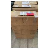 3 ADIRONDACK CHAIRS IN BOX - BROWN, RED, WHITE