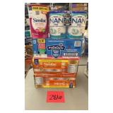 MISC LOT OF INFANT/TODDLER FORMULA - SEE PHOTOS