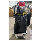 ROLLING UTILITY BAG CART - BLACK