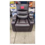 SERTA HOME THEATER POWER RECLINER - BROWN