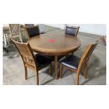 NEW CLASSIC FURNITURE DINING TABLE SET - BROWN