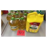 10 JUGS OF CANOLA OIL & 1 JUG OF MAZOLA CORN OIL