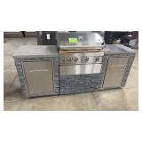 NEW 3PC ALL WEATHER OUTDOOR KITCHEN-PROPANE