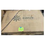 ZINUS FULL SIZE UPHOLSTERED PLATFORM BED IN BOX