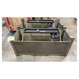 AS IS - 2 ALL WEATHER FIREPIT PATIO TABLES