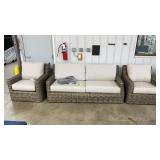 AS IS-NEW SUNBRELLA ALL WEATHER 3PC PATIO SET