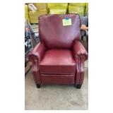 ABBYSON LIVING RED PUSHBACK RECLINER