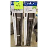 (2) LASKO ULTRA AIR TOWER FANS IN BOXES