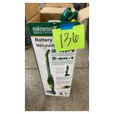 NEW BISSELL BATTERY POWERED VACUUM IN BOX