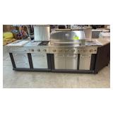 NEW ALL WEATHER 3PC OUTDOOR PROPANE KITCHEN