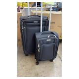 2 SAMSONITE SOFT SHELL ROLLING LUGGAGE -BLACK