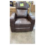 ABBYSON LIVING HOME THEATER POWER RECLINER-BROWN