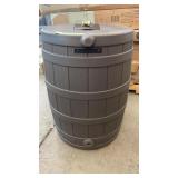 BROWN RAIN BARREL - 32"H