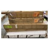 AS IS - 3 KETER DECK BOXES & 2 CHAISE LOUNGERS