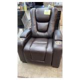 MYLES HOME THEATER POWER RECLINER - BROWN