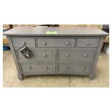 NEW EVOLUR GREY 7 DRAWER DRESSER