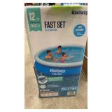 BESTWAY 12FT FAST SET FILL & RISE POOL IN BOX