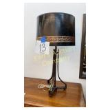 METAL TABLE LAMP WITH SHADE