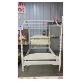 LEXINGTON FULL SIZE OFF WHITE CANOPY BED LEXINGTON FULL SIZE OFF WHITE CANOPY BED