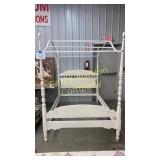 LEXINGTON FULL SIZE OFF WHITE CANOPY BED