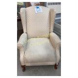 OFF WHITE PRINTED LIVING ROOM CHAIR OFF WHITE PRINTED LIVING ROOM CHAIR