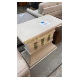 STONE/METAL PEDESTAL STAND - HEAVY STONE/METAL PEDESTAL STAND - HEAVY