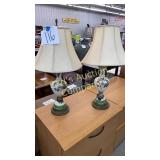 SET OF 2 TABLE LAMPS W/ SHADES