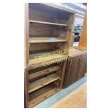 SET OF 3 WOODEN STORAGE SHELVES/CABINET