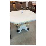OFF WHITE PAINTED WOOD TABLE - AS IS OFF WHITE PAINTED WOOD TABLE - AS IS