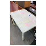 WHITE PAINTED TABLE - AS IS WHITE PAINTED TABLE - AS IS