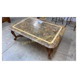 MARBLE TOP LOOK COFFEE TABLE