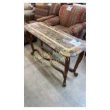 MARBLE TOP LOOK SOFA TABLE MARBLE TOP LOOK SOFA TABLE