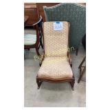 ANTIQUE WOOD ROCKER ANTIQUE WOOD ROCKER