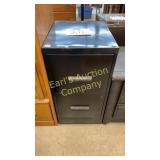 BLACK METAL 2 DRAWER FILING CABINET - NO KEY BLACK METAL 2 DRAWER FILING CABINET - NO KEY