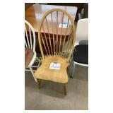 WOOD SPINDLE BACK CHAIR