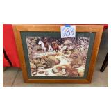 WOOD FRAMED PICTURE WOOD FRAMED PICTURE