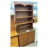 2 PC HUTCH CABINET