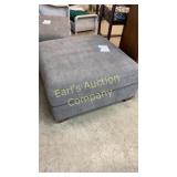 NEW DK GREY NAILHEAD TRIM OTTOMAN NEW DK GREY NAILHEAD TRIM OTTOMAN
