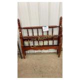 WOOD TWIN SIZE HEADBOARD & FOOTBOARD ONLY