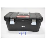 NEW 20' ACE BLACK PLASTIC TOOL BOX