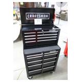 NEW BLACK CRAFTSMAN 26' ROLLING TOOL CHEST W/ TOP