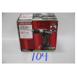 CRAFTSMAN 19.2V 1/2' DRILL/DRIVER KIT IN BOX