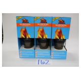 LOT OF 3 NEW ISLAND KING TIKI TORCH SETS IN BOX