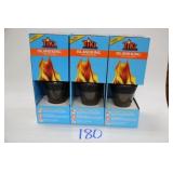 LOT OF 3 NEW ISLAND KING TIKI TORCH SETS IN BOXES