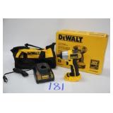 DEWALT 18V 1/4' IMPACT DRIVER & CHARGER-NO BATTERY