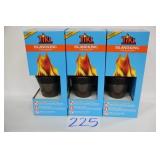 LOT OF 3 NEW ISLAND KING TIKI TORCH SETS IN BOXES